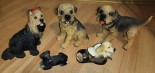 Konvolut deko hund polyresin - deko,