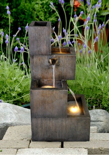 Gartenbrunnen kubus - gartenbrunnen,
