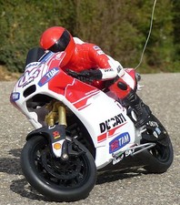 RC Motorrad DUCATI DESMOSEDICI "STONER" Länge 23cm "Ferngesteuert 27MHz"   88815