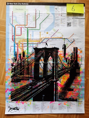 Art subway map brooklyn - on,