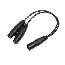 XLR Mic Audio Y-Splitter