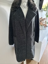 Strickmantel Zara Dunkelgrau