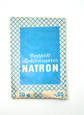 DDR Lebensmittel Doppelt kohlensaures Natron VEB Majoranwerk alte Packung 9243