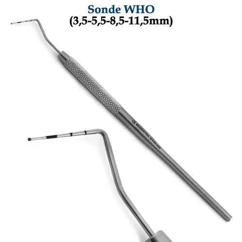Sonde who parodontal zahnsonde - parodontal,