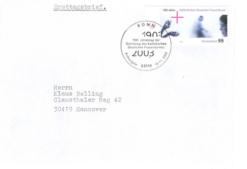 Ersttagsbrief bund 2372 - bund, mi.2372