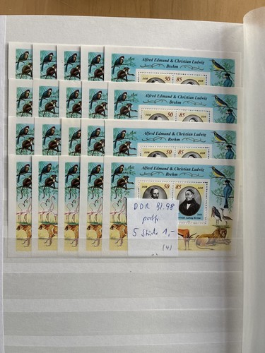 Ddr block postfrisch 5 - ddr, 98