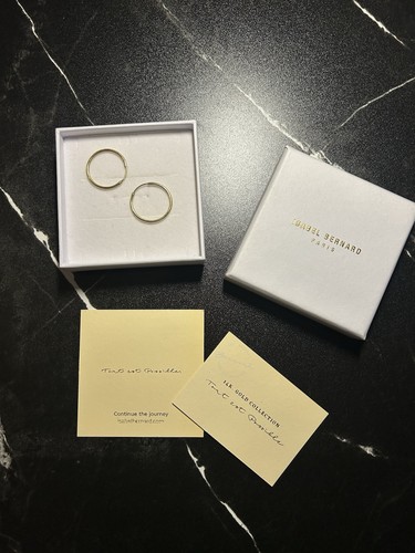 585 karat gelbgold creolen - 14,