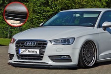 Spoilerschwert Frontspoiler Lippe aus ABS für Audi A3 8V  ABE schwarz glänzend