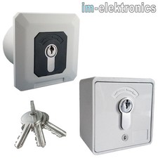 Schlüsselschalter Schlüssel Taster IP54 für Hörmann Garagentor Antrieb Motor Tor