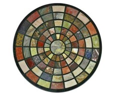 30 " Schwarz Marmor Tisch Top