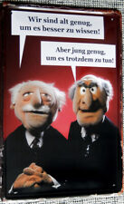 1 Blechschild, 20 x 30 cm, Muppet show, Puppen, Comedy, Fernsehen, Neu, OVP-3-