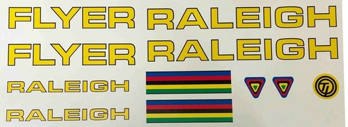 Raleigh flyer set - raleigh,