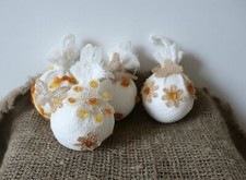 8 x handgefertigte Leinen &