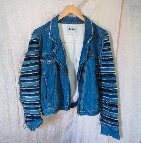 Acne denim jeansjacke blau - acne,