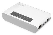 DIGITUS Wireless 300N Multifunction Network Server 2-Port USB Hub Print Server 6