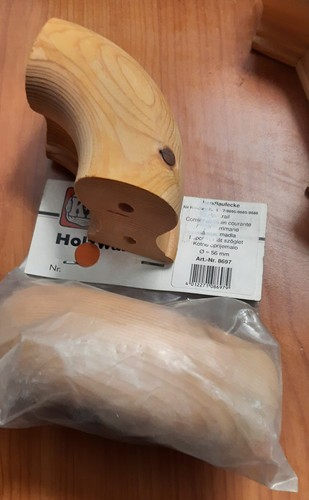 Handlaufecke eiche 56mm - handlaufecke,