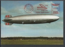 ✔️ DEUTSCHLAND REICH GRAF ZEPPELIN POSTKARTE REPRODUKTION