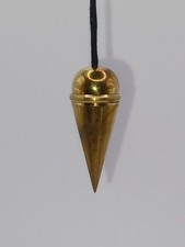 Schraubpendel Messing poliert