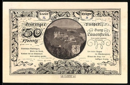 Notgeld leuchtenburg saale - notgeld,