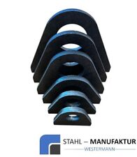 Anschweißlaschen, Lasche, Anschweißplatte, Öse, Kranöse, 5 bis 12 mm, S235