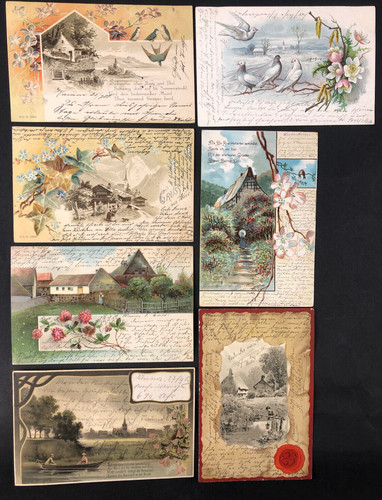 7 antike litho - 7,