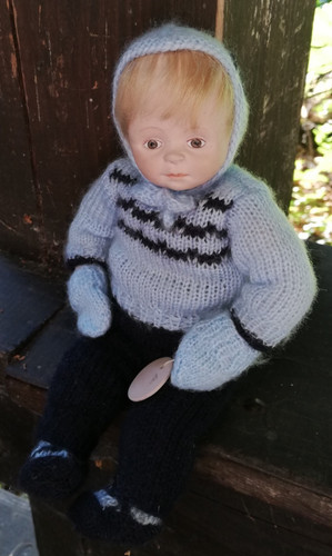 Porzellan baby künstlerpuppe - porzellan,