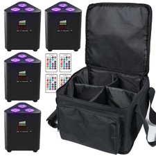 120W RGBW Akku 3 LED Par DMX