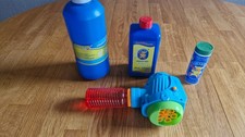 Seifenblasenmaschine mit Zubehör – gebraucht – inkl. Nachfüllflüssigkeit 