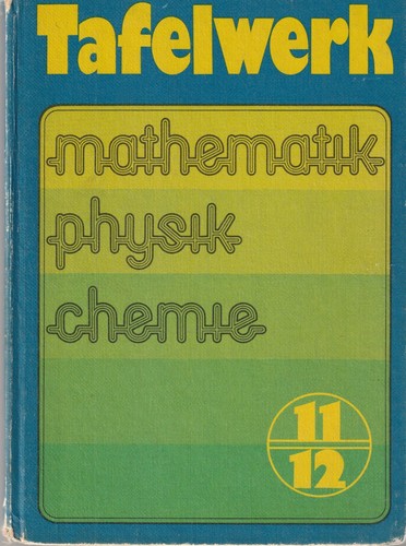 Tafelwerk ddr klasse 12 - tafelwerk,