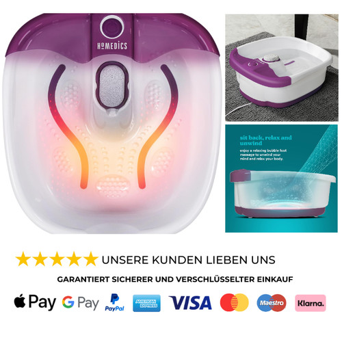 Homedics fußbadewanne mit - homedics,