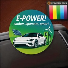 Power aufkleber sauber - e-power,