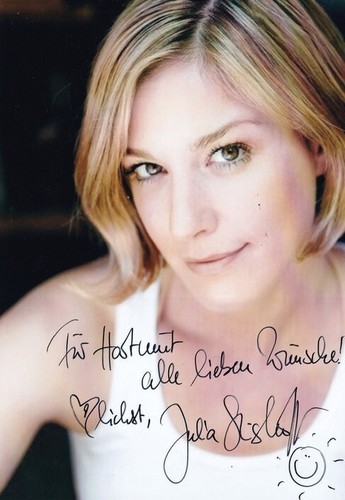Autogramm schauspieler julia - autogramm,