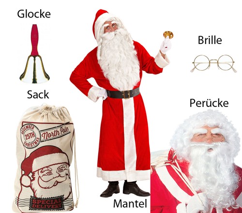 Santa claus kostüm - santa,