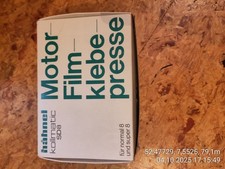 SUPER 8 Motor Film Klebe-Presse Hähnel Kollmatic SD8 Zustand unbekannt