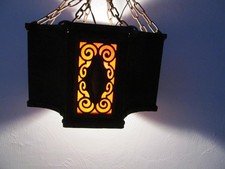 Antik Landhaus Leuchte vor