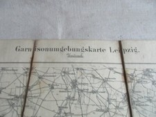 Messtischblatt auf Leinen