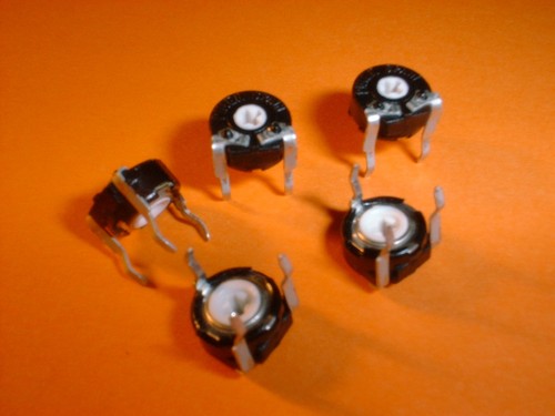 Trimmer kohm liegend - 5x,