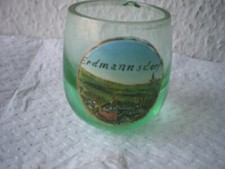 38602 Stehaufglas Tummler ERDMANNSDORF b Flöha Malerei 45mm Randplatzer oben