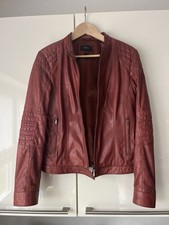 Esprit Lederjacke Rot Gr. 38