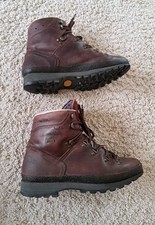 Meindl Island Vintage GoreTex Leder Wander Berg Stiefel Schuhe Gr 41 bzw 7,5