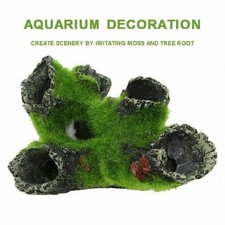 Aquarium Deko Höhle Stein Terrarium Dekoration Steingarten Felsenhöhle Zubehör M