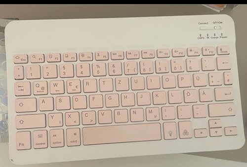 Ipad tastatur bluetooth rosa - tastatur,