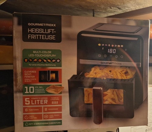 Gourmetmaxx heissluft friteuse - heissluft,