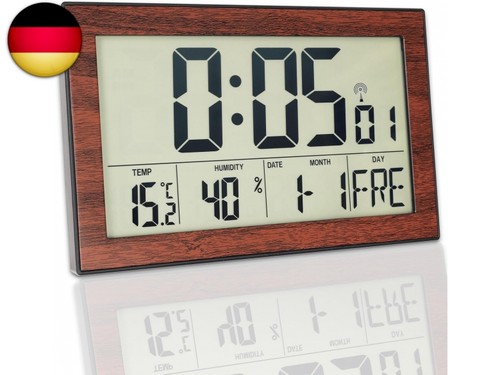 Wanduhr digital funkuhr - wanduhr, digital,