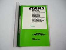 Claas Liner 780 780L Kreiselschwader Ersatzteilliste Spare Parts List 1995