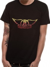 Band T-Shirt von Aerosmith - Vintage Logo - Official Merch Gr. S