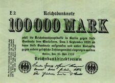 Ro 90a 100000 Mark 1923 FZ:E BZ:2 UNC