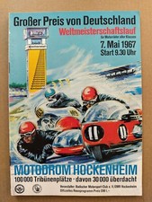 1967 -- " Großer Preis von Deutschland -- Motodrom Hockenheim  " - Original -