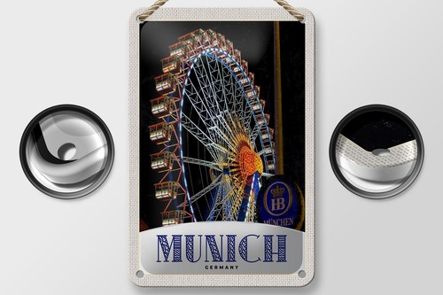 Blechschild reise 12x18 - 12x18, cm