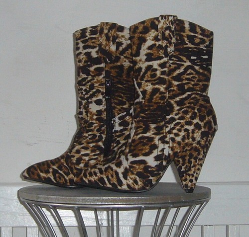 Leopard stiefelette stiefel - leopard,